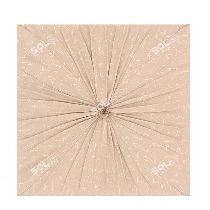 Elegant Ceiling Drapery 3D model image 1