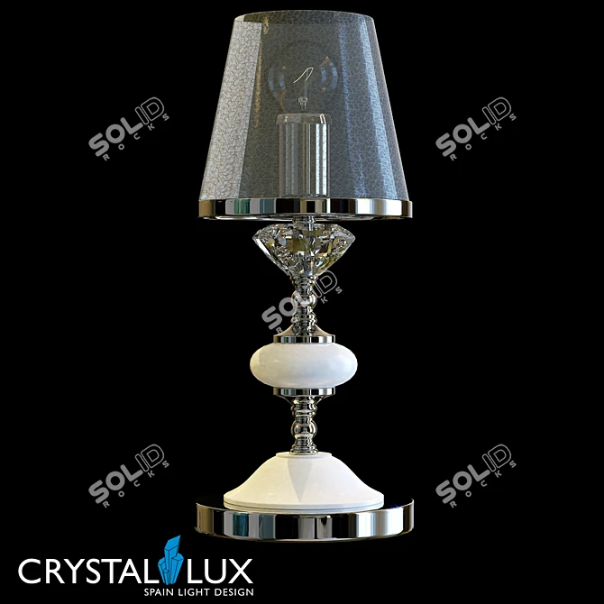 Crystal Lux Betis LG1 - Elegant Table Lamp 3D model image 1