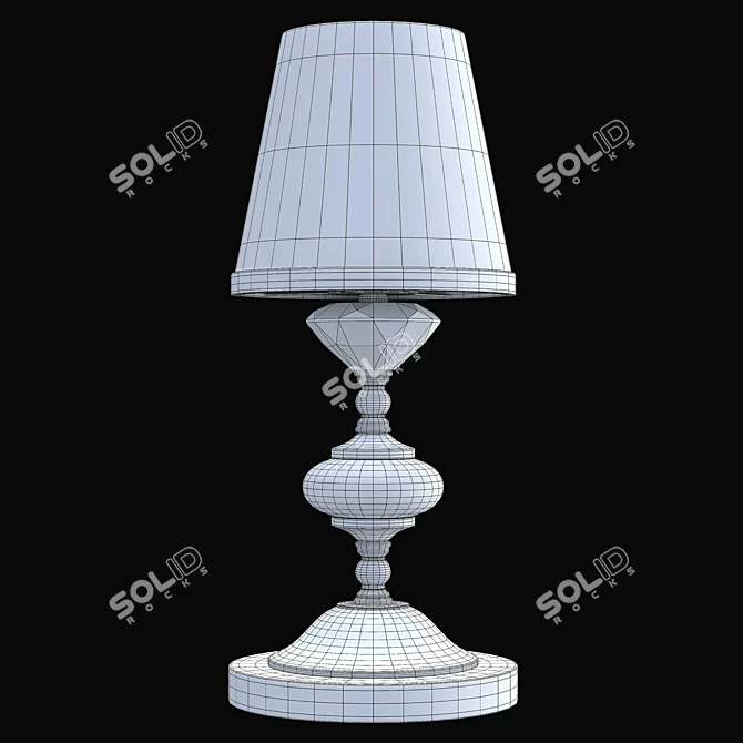 Crystal Lux Betis LG1 - Elegant Table Lamp 3D model image 2