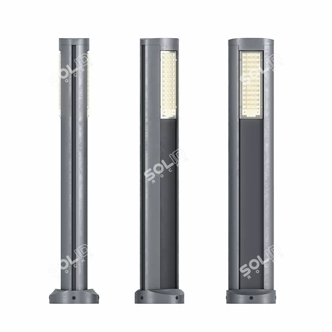 SoleCity Column and Bollard (Set 3)
Title: Sleek Urban Lighting Set 3D model image 2