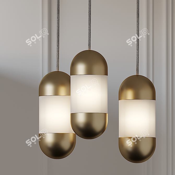 Contemporary OLO LED Pendant - Karice 3D model image 1