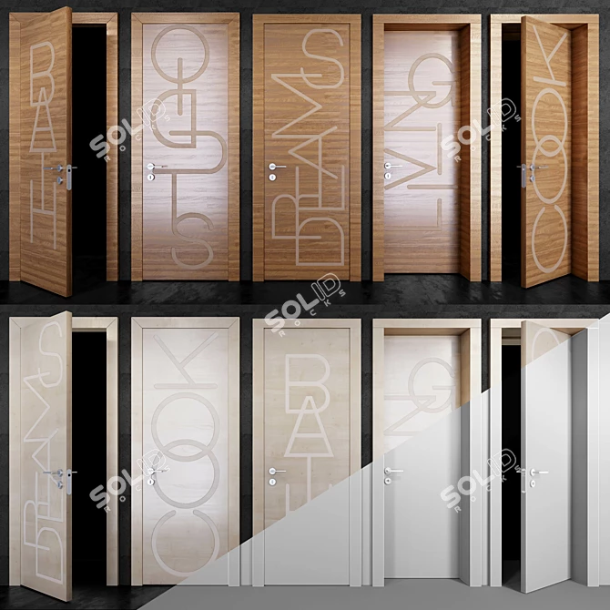 Graffiti-inspired 5-Door Collection by Laurameroni 3D model image 2