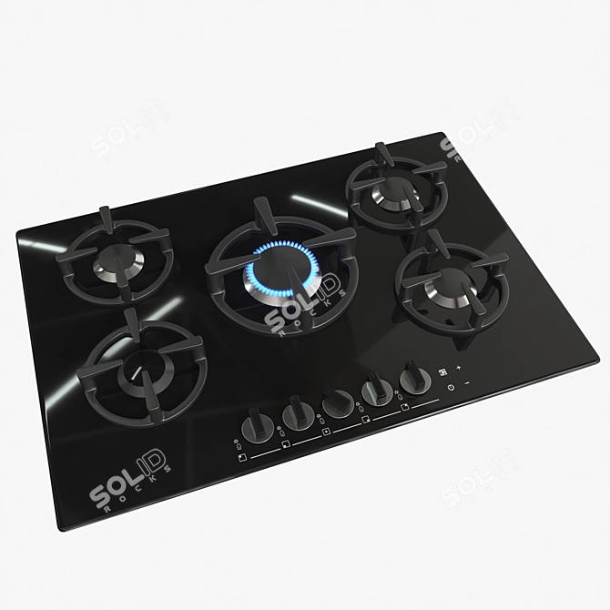 Efficient Gas Range: Electrolux GPE 373 NK 3D model image 1