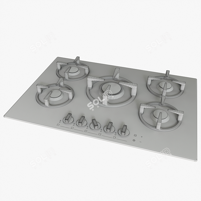 Efficient Gas Range: Electrolux GPE 373 NK 3D model image 3