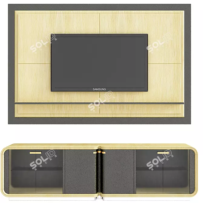 Ahmad Otaibi's TV Pin 3D model image 1