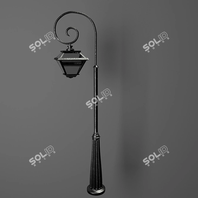  IllumiGlow Street Lamp 3D model image 2