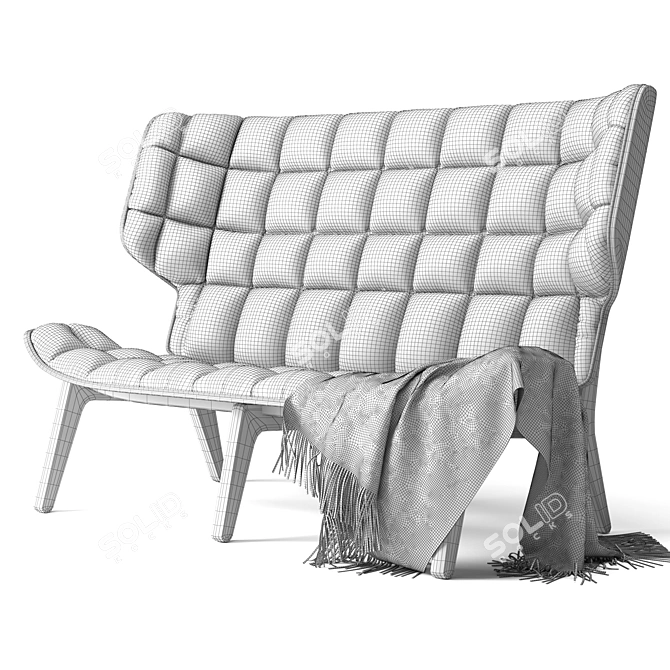 Mammoth Sofa: Stylish and Comfortable 3D model image 3