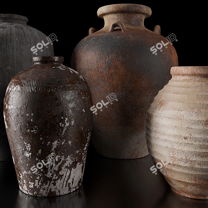 Modern Rh Vases Collection 3D model image 2