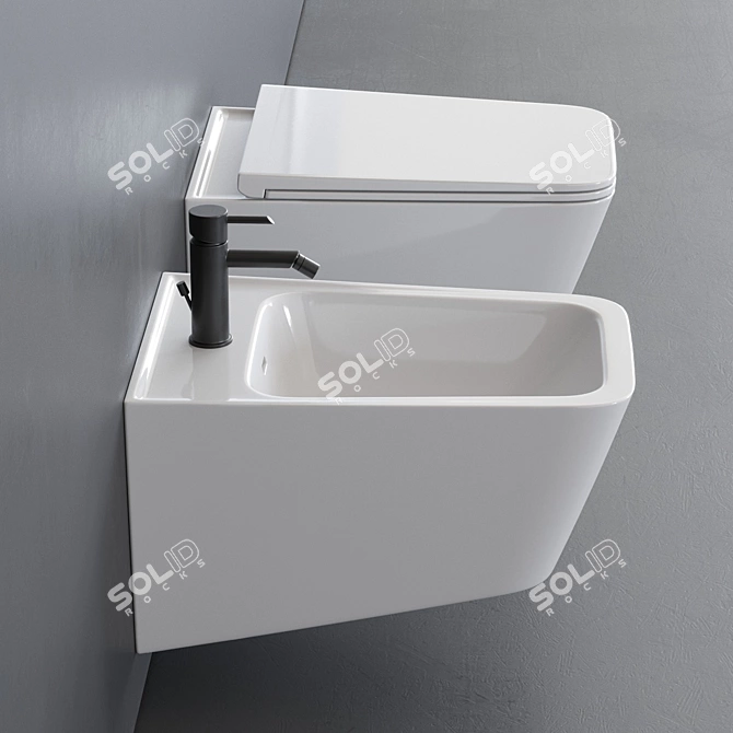 VitrA EQUAL Wall-Hung WC 3D model image 2