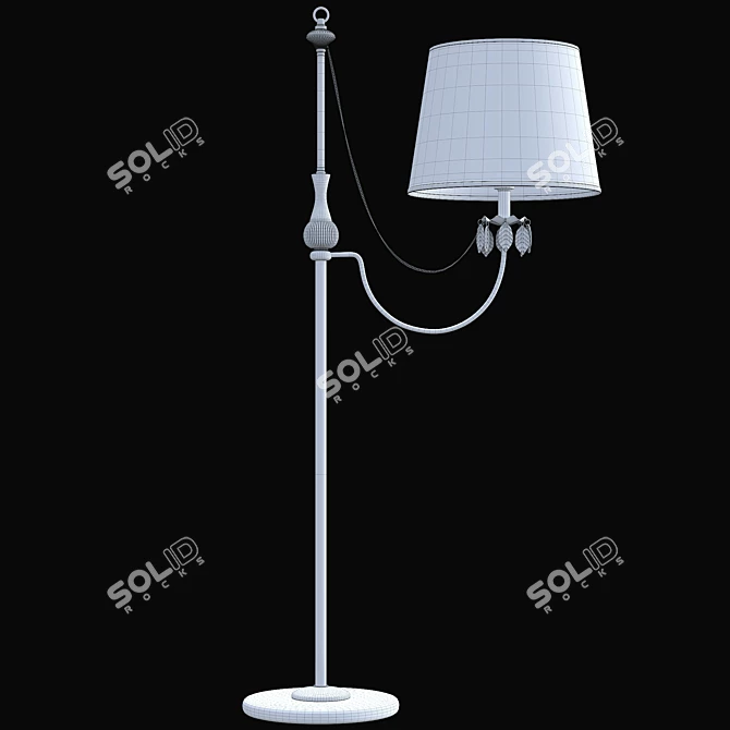 Crystal Lux BOMB Pendant Light 3D model image 2