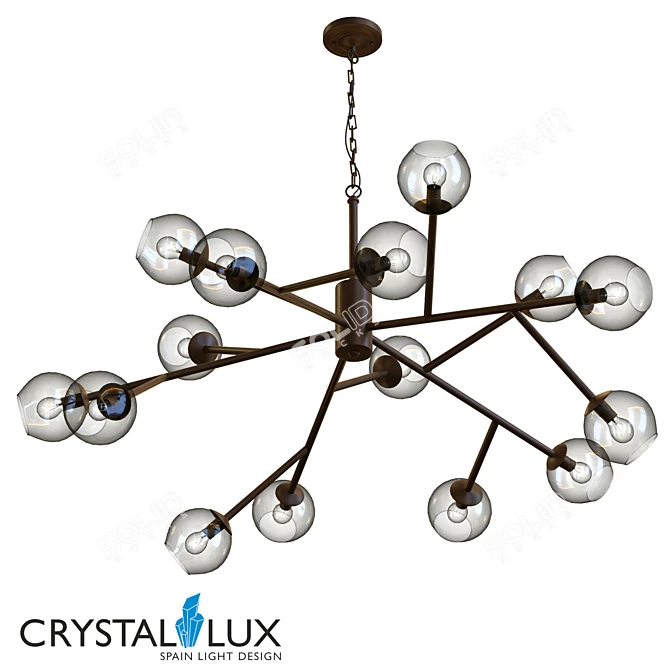 BUENO Loft Pendant Light 3D model image 1