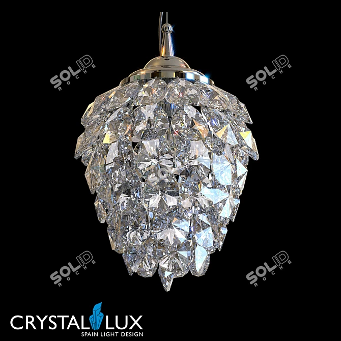 CLASSIC Charme SP1+1 Chrome Pendant 3D model image 1