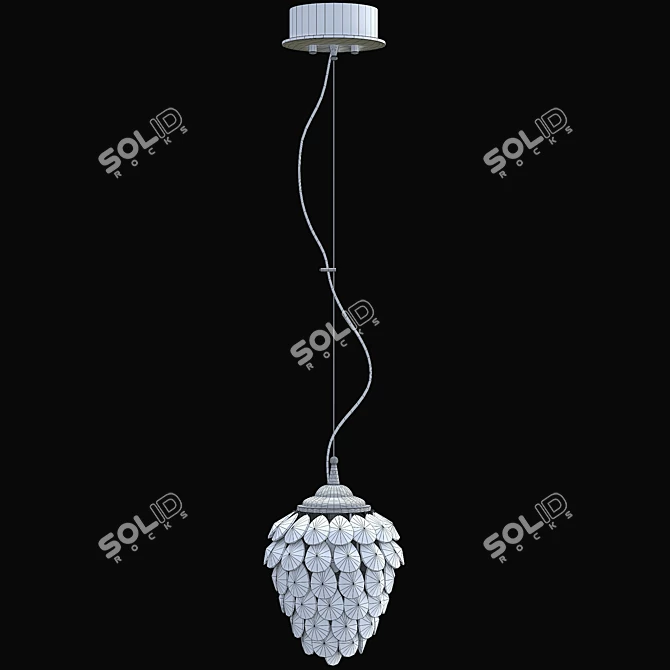 CLASSIC Charme SP1+1 Chrome Pendant 3D model image 2