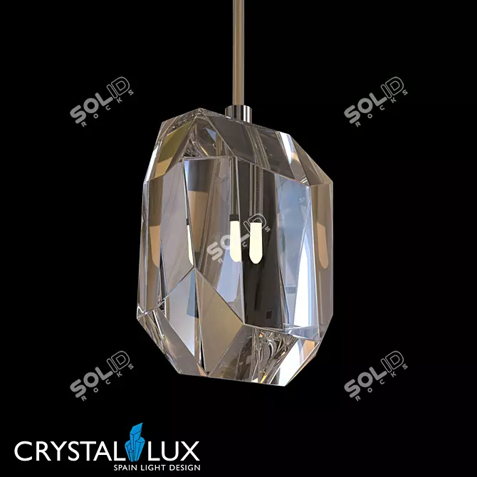 Crystal Lux Dali SP1 Pendant Light 3D model image 1