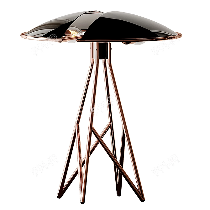 Beetle Table Lamp: Sleek and Stylish Illumination 3D model image 4