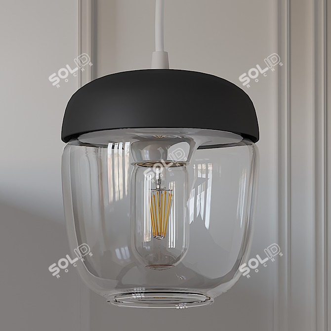 UMAGE Acorn Pendant Light: Elegant and Timeless Illumination 3D model image 1