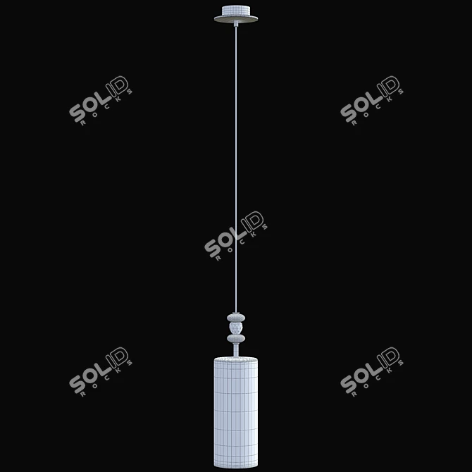 Crystal Lux Eva SP1 Pendant Light 3D model image 2