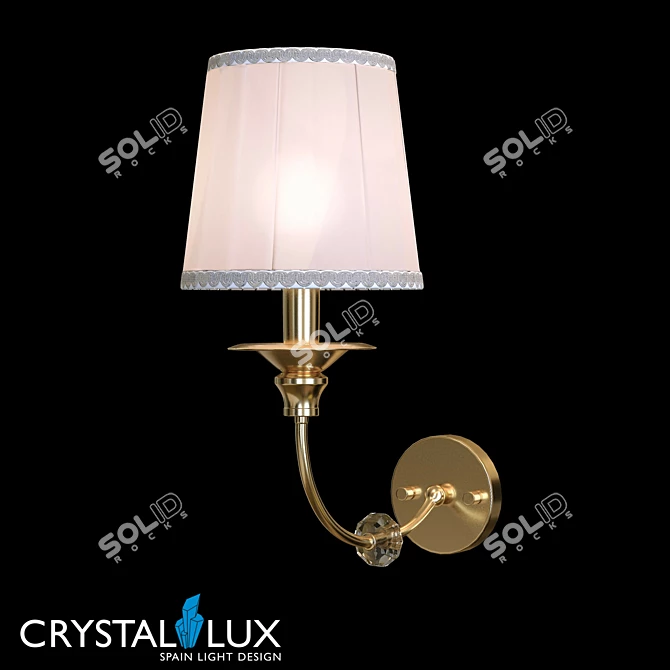 Crystal Lux Iridium AP1 Pendant 3D model image 1