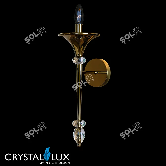 Modern Miracle AP1 Bronze Pendant 3D model image 1