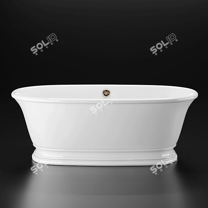 Bampton Freestanding Bath 3D model image 1