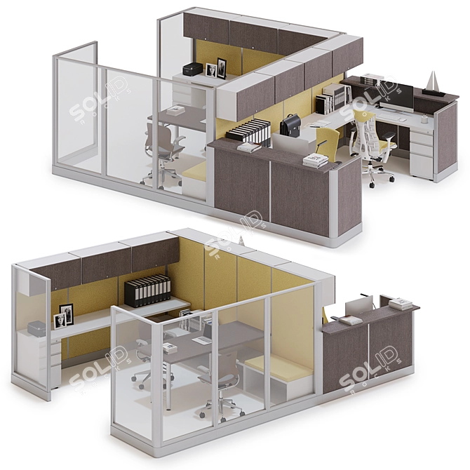 Elevate your workspace efficiency 3D model image 2