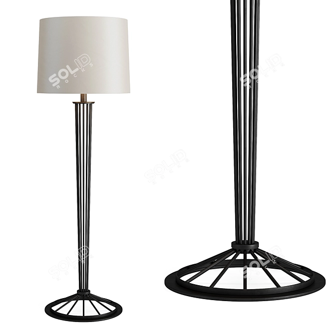 Nicolas Aubagnac Olympe Standing Lamp 3D model image 1