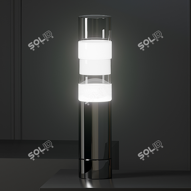 Stacking D Floor Lamps: Modern Elegance 3D model image 3