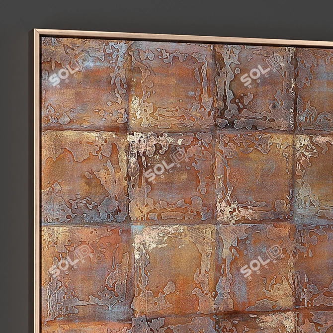 Metal Frame Collection: Set of 1 Frames (820x1340mm) 3D model image 2