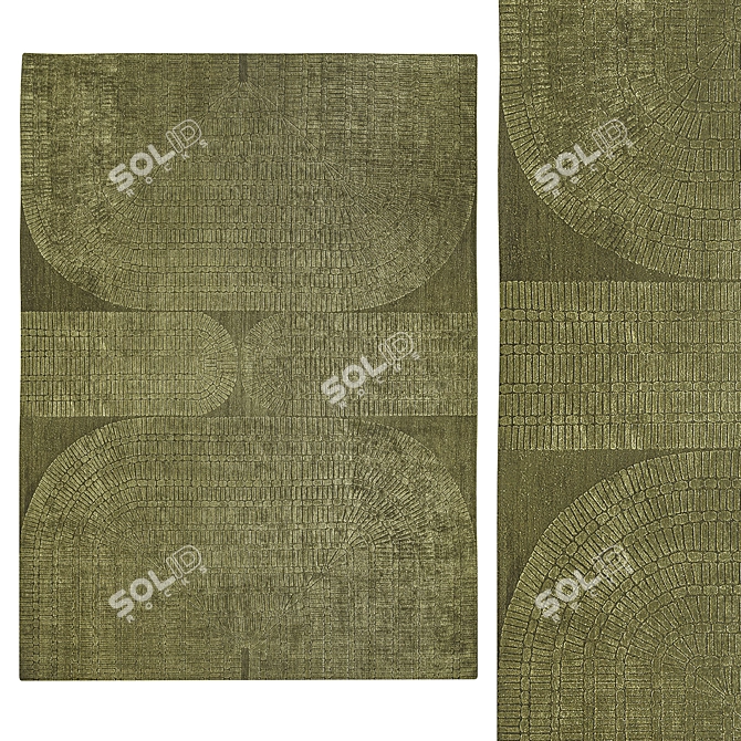 Nord/Sud Collection: Fontenay Rug 3D model image 1