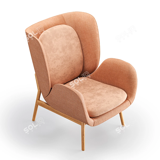 Title: Fogia Enclose Seating 3D model image 2