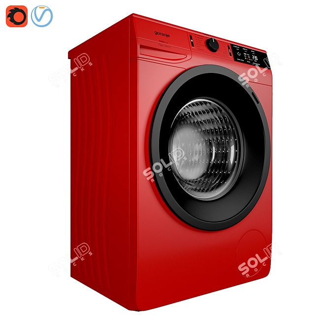 Gorenje WE62S3R: Advanced Washing Excellence 3D model image 1