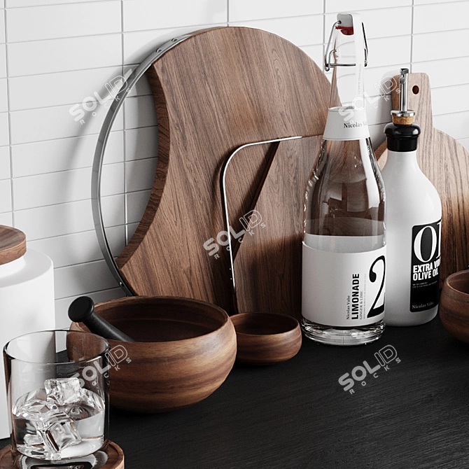 Stylish Kitchen Essentials: Decor 2 3D model image 2