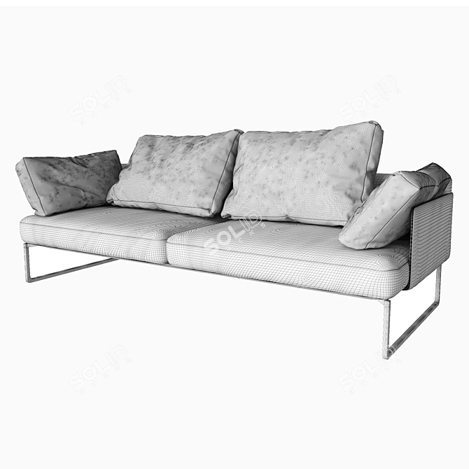 Arlon Desiree Sofa: Stylish and Comfortable 3D model image 2