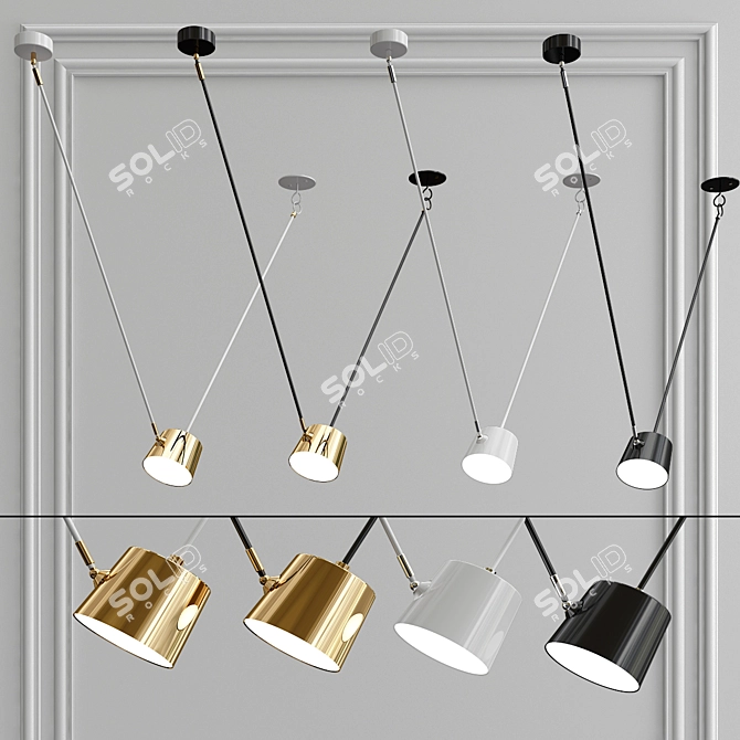 Demarkt Hartvig 717010201 LED Chandelier 3D model image 1