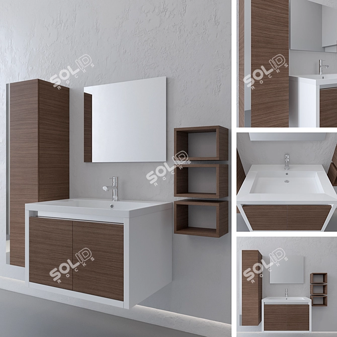 INDA Clever: Italian Modern Hanging Furniture 3D model image 1