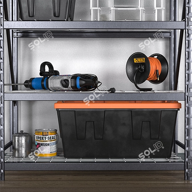 12-Piece Garage Tools Set 3D model image 7