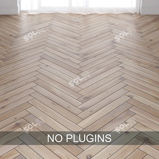 FB Hout Basicline 8714 Parquet: Versatile Designs 3D model image 2