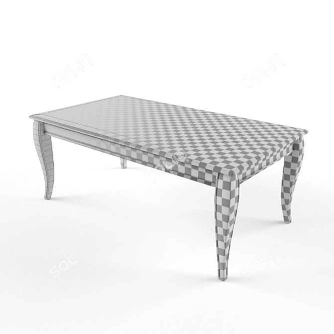 Sleek Modern Coffee Table 3D model image 2