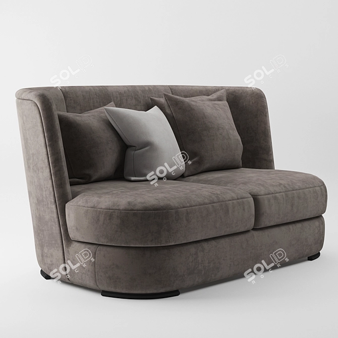 Modern Comfort: Hamilton Conte Gabbo Sofa 3D model image 1