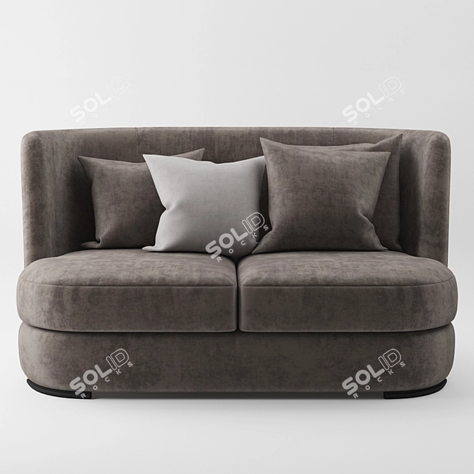 Modern Comfort: Hamilton Conte Gabbo Sofa 3D model image 2