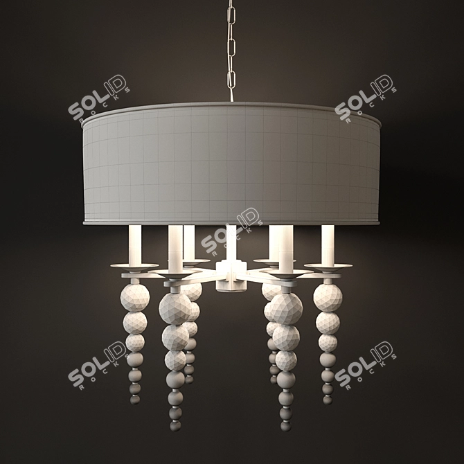 Persis Pendant: Elegant Illumination for Your Space 3D model image 2