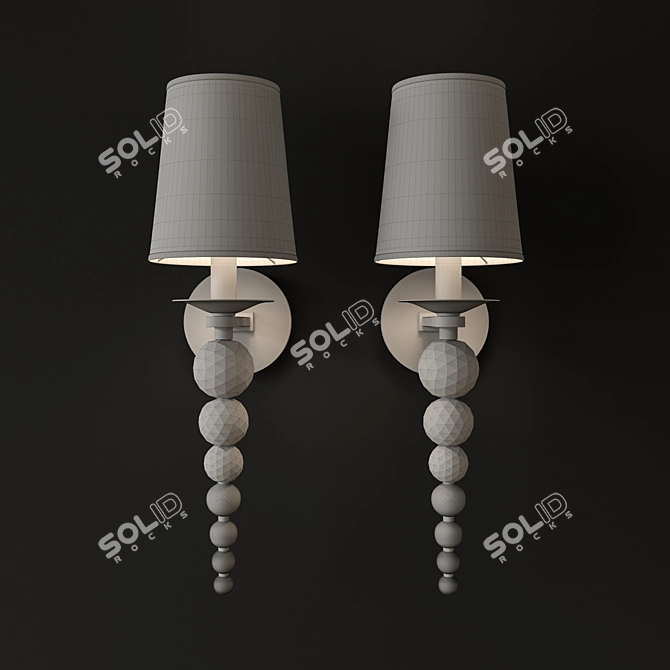 Persis Wall Sconce - Elegant Lighting Fixture 3D model image 2