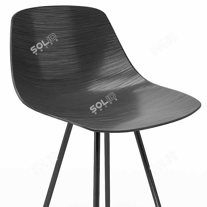 Lapalma Miunn Bar Stool 3D model image 2