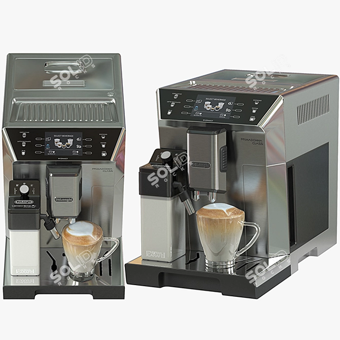 DeLonghi PrimaDonna ECAM 550: Barista-Style Coffee Maker 3D model image 1