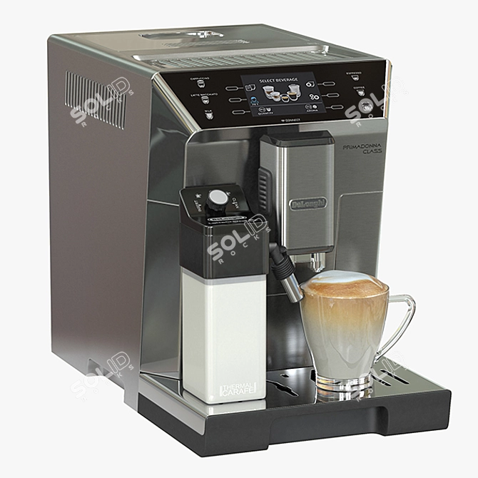 DeLonghi PrimaDonna ECAM 550: Barista-Style Coffee Maker 3D model image 2