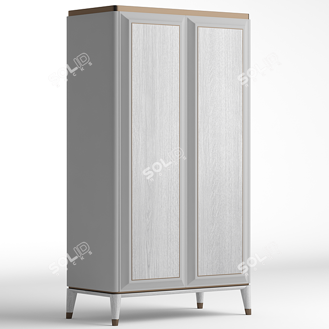 Cipriani Homood Blue Moon Cabinet - 900x460x1600mm 3D model image 1