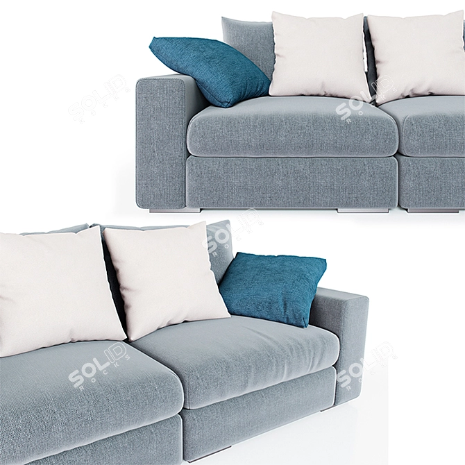 Modular Grand Soho Sofa 3D model image 2