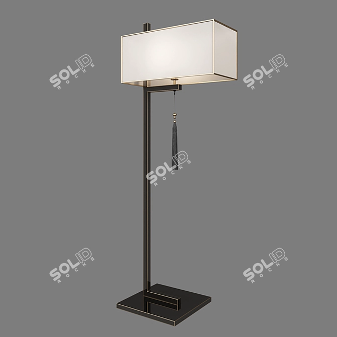 Modern Chinese Floor Lamp 3D model image 2