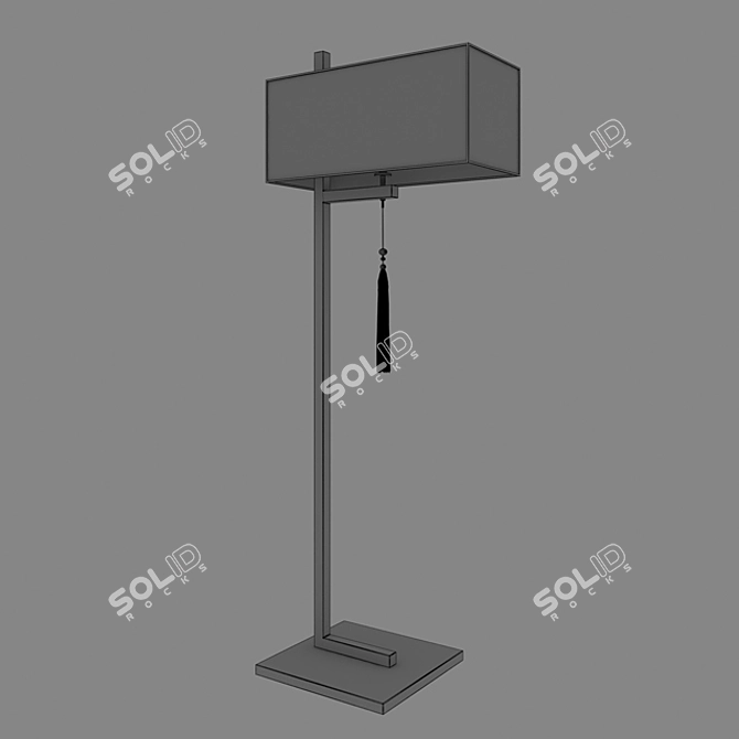 Modern Chinese Floor Lamp 3D model image 3