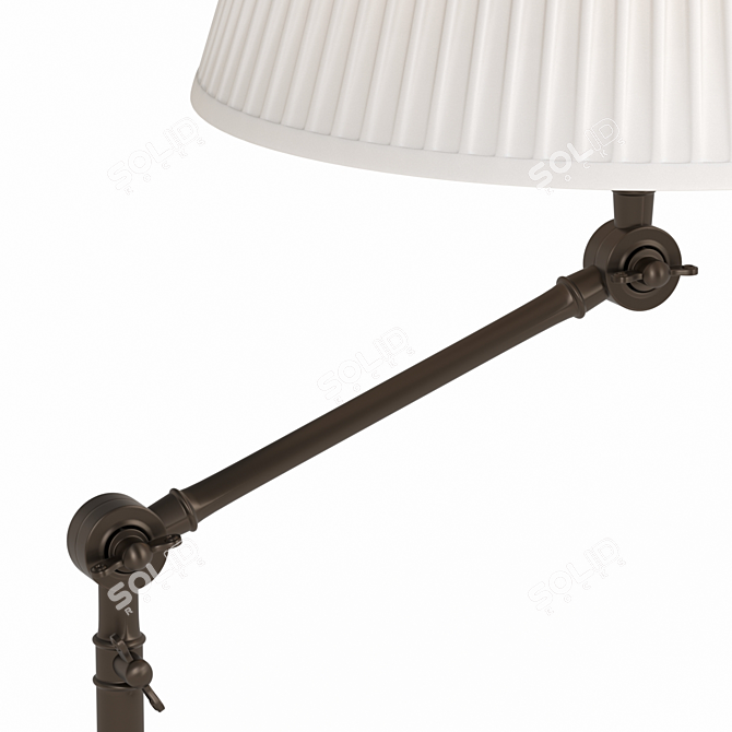 Eichholtz Medea Floor Lamp: Elegant Illumination for Your Space 3D model image 2